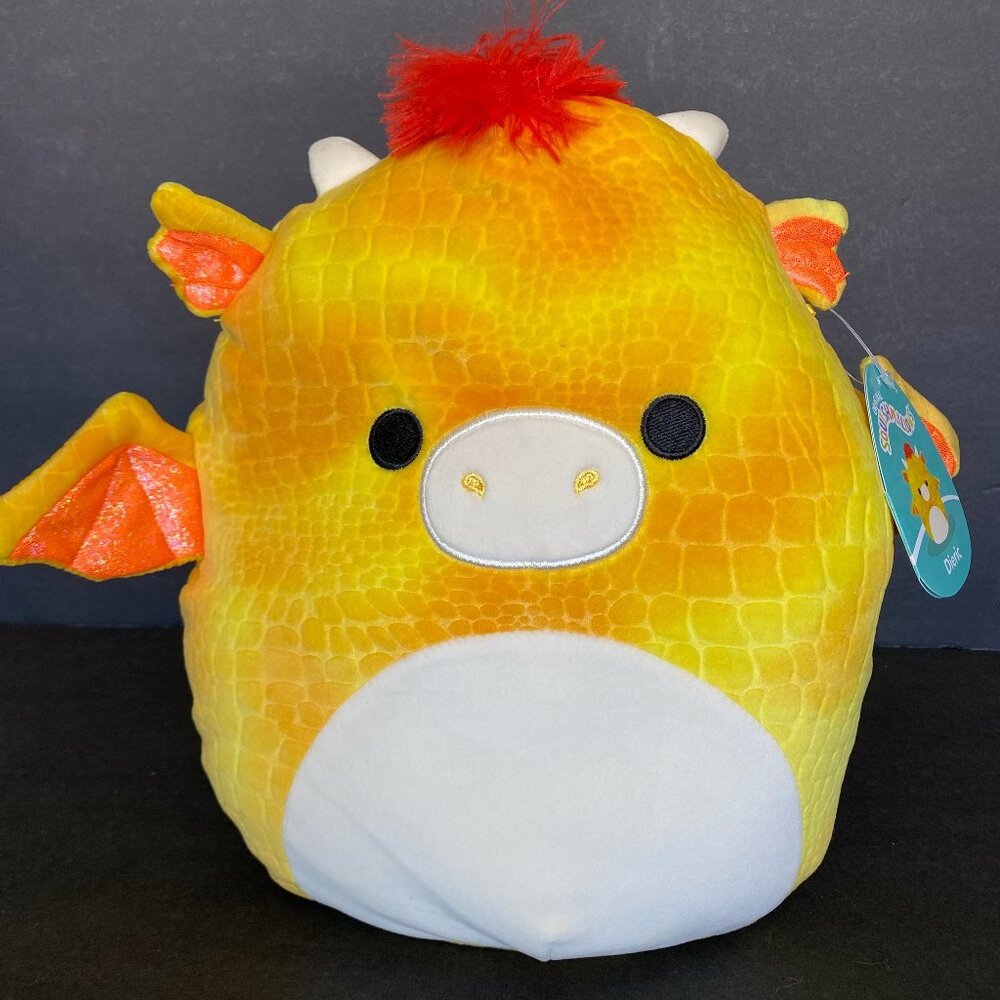 11" Squishmallows Dieric the Dragon. NWT